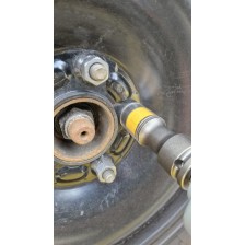 Juego de vasos de impacto de 3 piezas, 17/19/21 mm 1/2', amortiguadores de vibraciones, protector de plástico giratorio