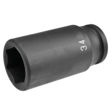 Vaso hexagonal extra largo 'Impact' con entrada de 3/4', 34 mm