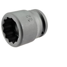 Vasos de impacto de 32 mm ¾', 12 puntas