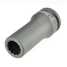 Vaso de impacto de 3/4' 21 mm, 12 puntas 16305M-21