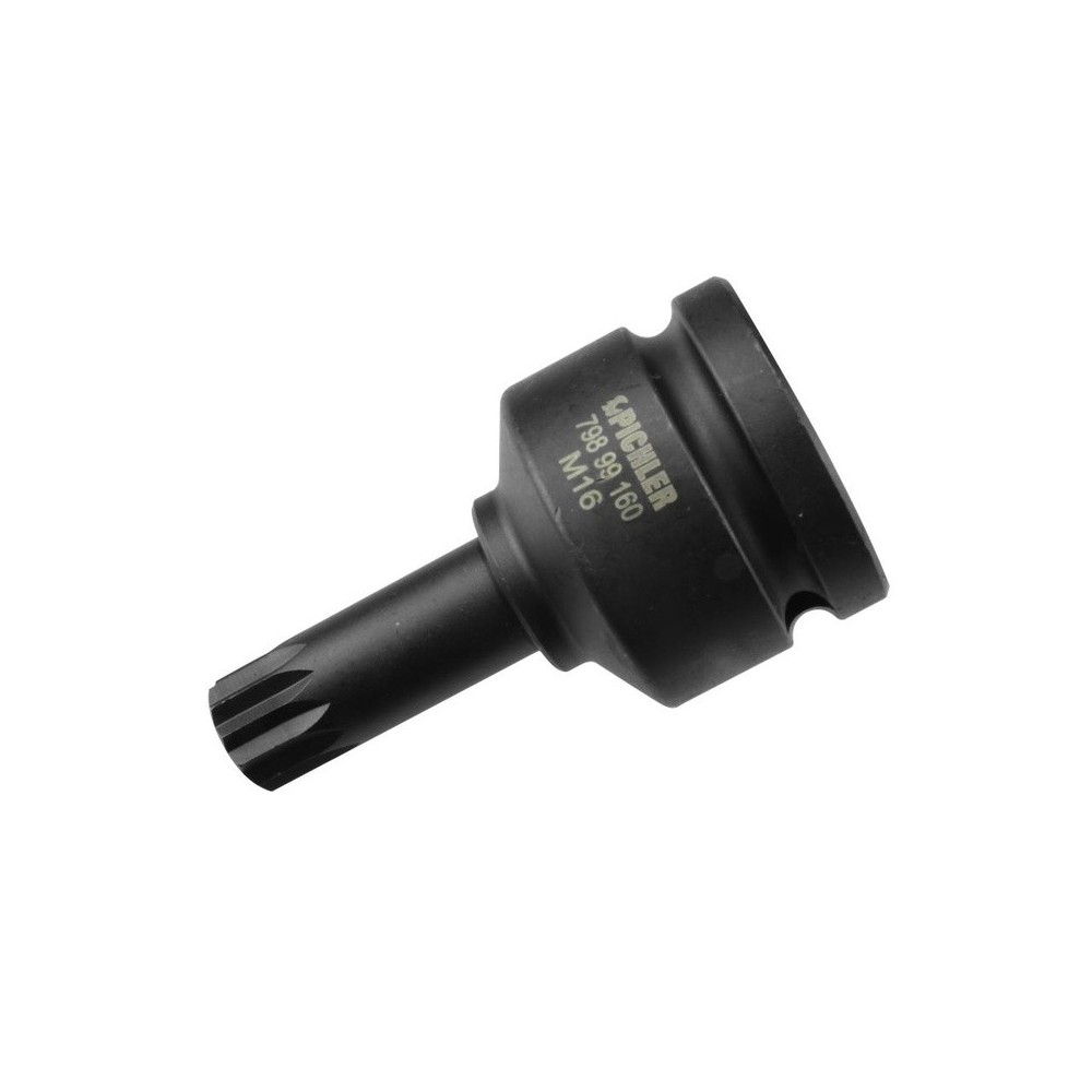 Inserto estriado XZN16 NFZ XZN 16x80 accionamiento 3/4'