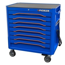 Armario de herramientas P36s, color: AZUL, dimensiones: An./Pr./Al.: 911 x 568 x 996,5 mm