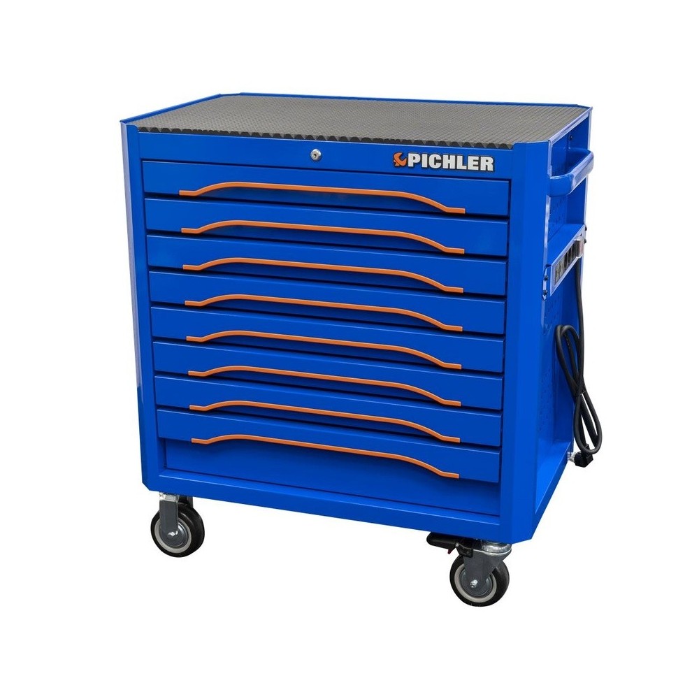 Armario de herramientas P36s, color: AZUL, dimensiones: An./Pr./Al.: 911 x 568 x 996,5 mm