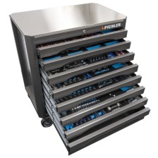 Armario de herramientas P36s, color: NEGRO, dimensiones: An./Pr./Al.: 911 x 568 x 996,5 mm