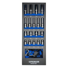 Insertos de enchufe de perfil E de 1/2', 18 uds.