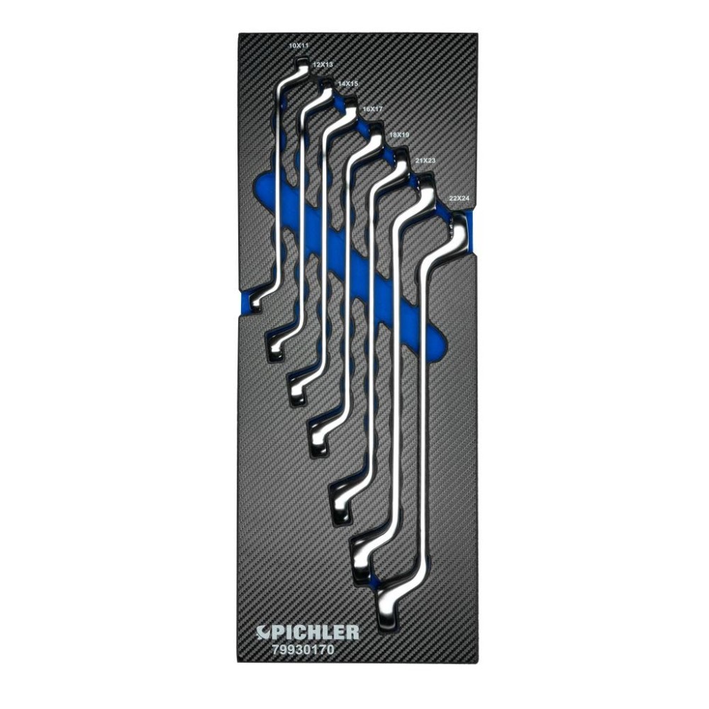 Juego de tensores de anillo descentrado, 7 piezas, 10-24 mm