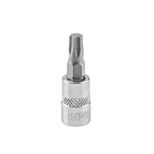 Vaso de 1/4', Torx, T27, longitud 37 mm