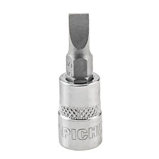 Vaso de 1/4', ranurado, 4 mm, longitud 37 mm