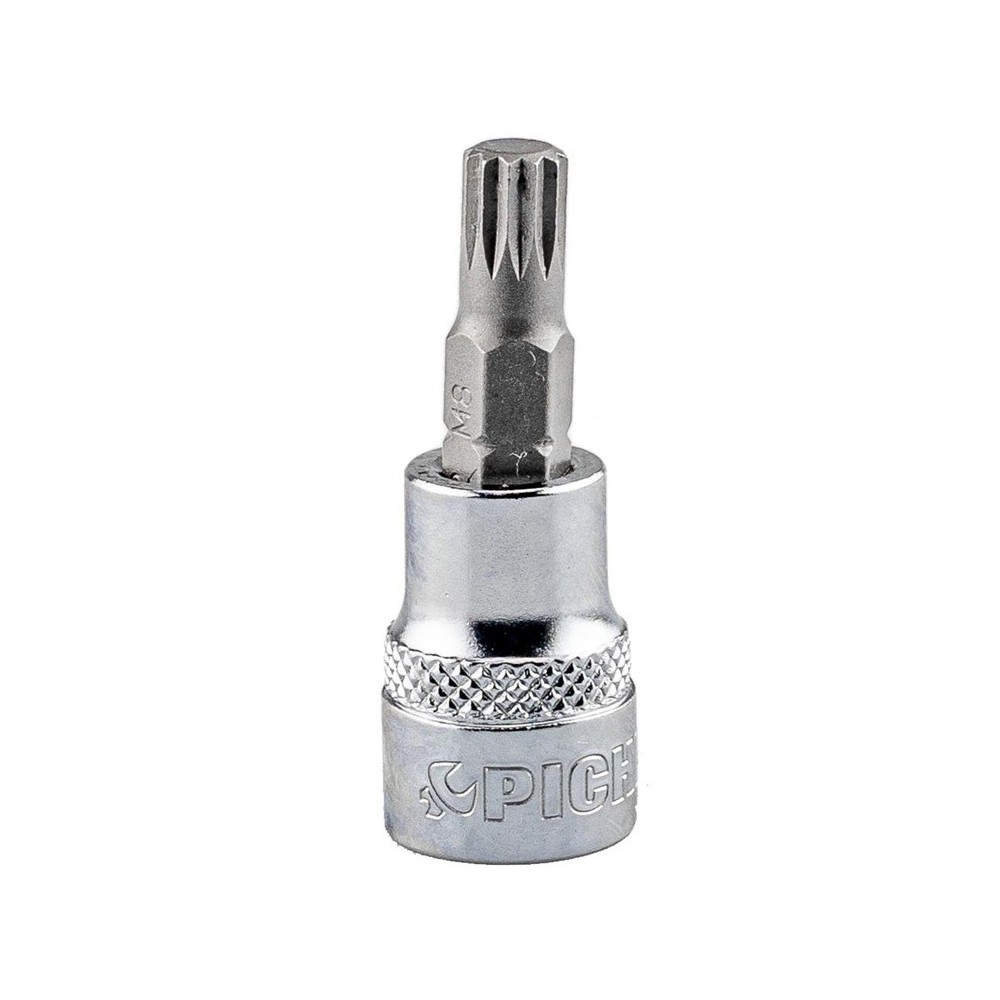 Vaso de 3/8', XZN, M12, longitud 48 mm