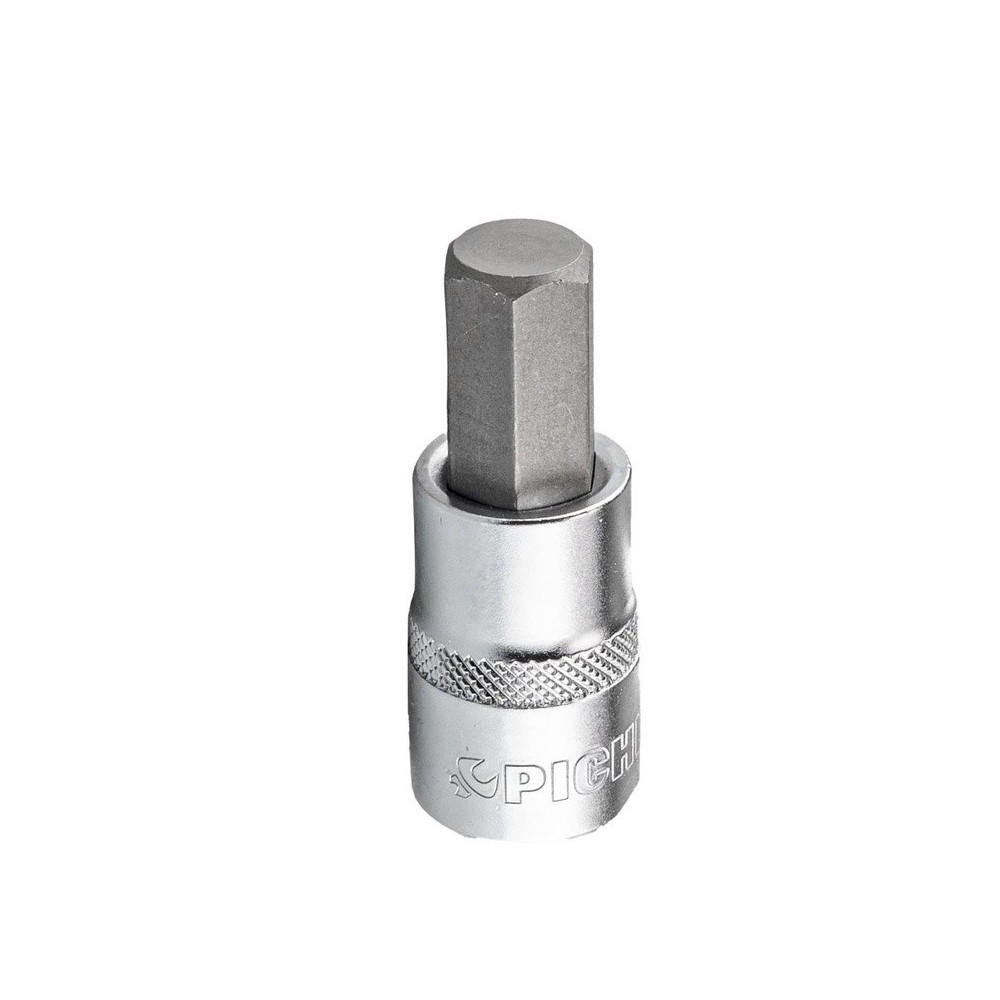 Punta de vaso de 1/2', hexágono interior, 7 mm, longitud 62 mm