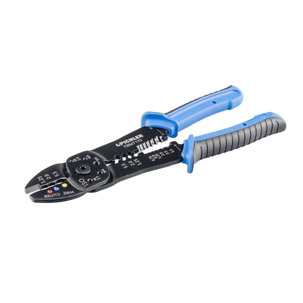 Alicates de crimpeado, 230 mm, espesor 4 mm