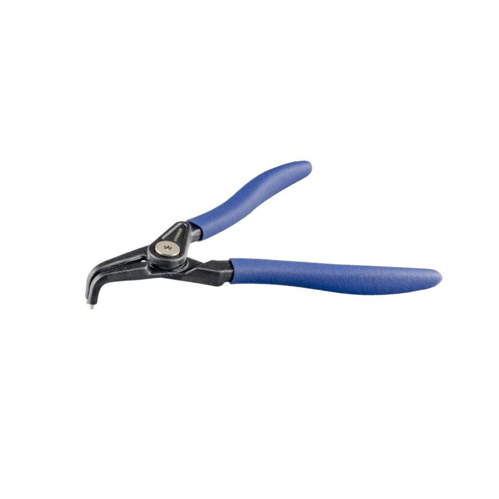 Alicates para anillos elásticos, curvados, para anillos exteriores, longitud 180 mm