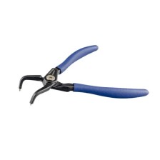 Alicates para anillos elásticos, curvados, para anillos interiores, longitud 180 mm