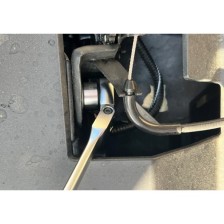 Juego de vasos extracortos de 4 a 14 mm, 14 piezas, incluye carraca de cabeza articulada extralarga (252 mm), accionamiento de