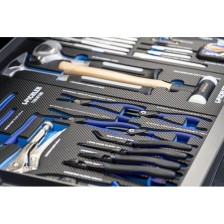 Armario de herramientas P36s, color azul, incluye surtido de herramientas (250 piezas). 'Principiante'.