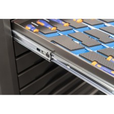 Armario de herramientas P36s, color NEGRO, incluye surtido de herramientas (250 piezas). 'Principiante'.