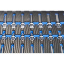 Armario de herramientas P36s, color NEGRO, incluye surtido de herramientas (250 piezas). 'Principiante'.