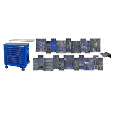 Armario de herramientas P36s, color azul, incluye surtido de herramientas de 558 piezas. 'Expert'