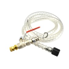 Manguera de repuesto de 145 cm con válvula de cierre para 80118325 + 80118340