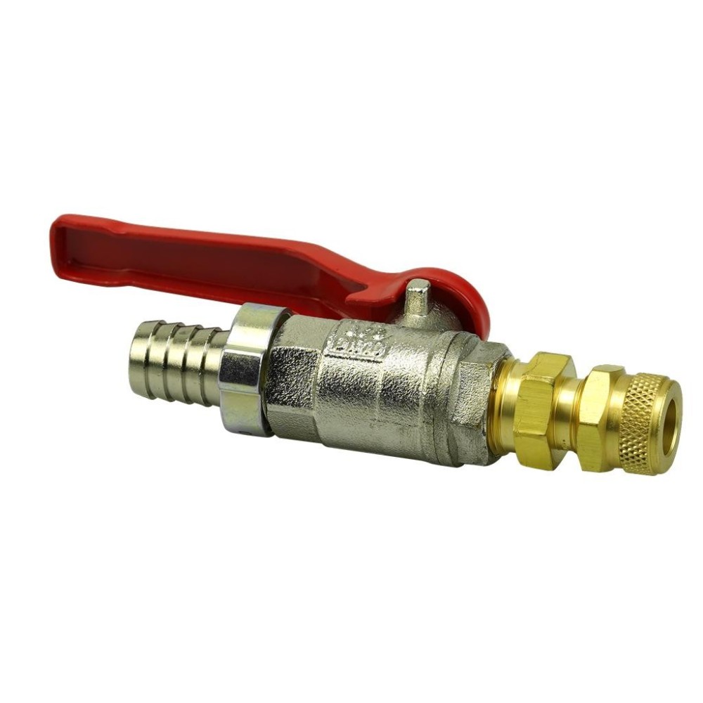 Válvula de cierre con acoplamiento y boquilla de manguera para dispositivos ATF