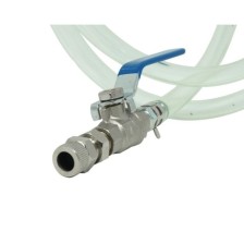 Manguera de repuesto con válvula de cierre para 80118460