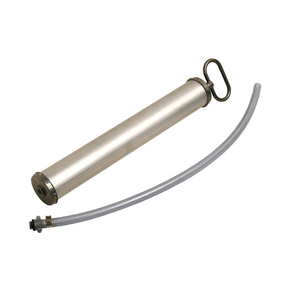 Bomba de succión y presión 1000 ml aluminio con manguera