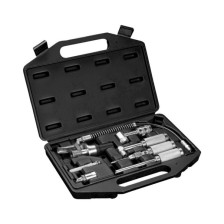 Juego de adaptadores para pistola de engrase premium, 8 piezas.