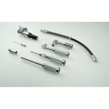 Juego de adaptadores para pistola de engrase premium, 8 piezas.