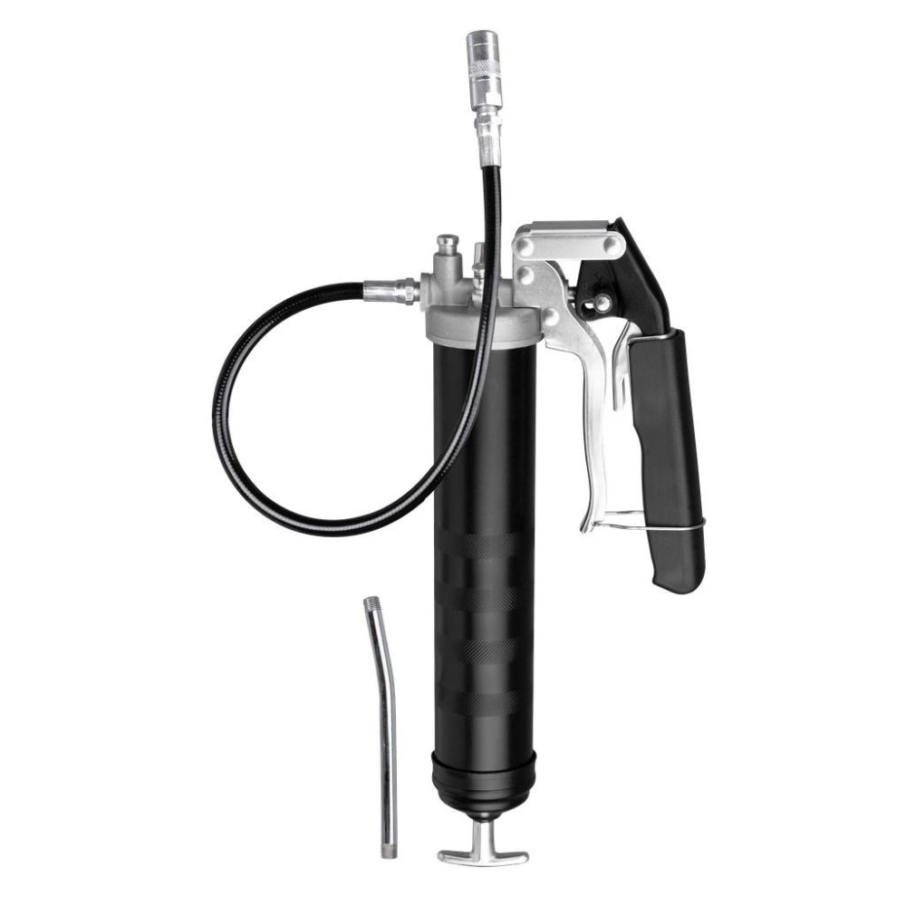 Pistola de grasa de alto rendimiento DUO con pistola y mango de palanca