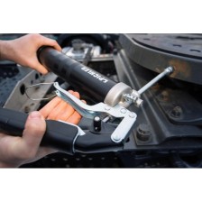 Pistola de grasa de alto rendimiento DUO con pistola y mango de palanca