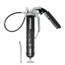 Pistola de grasa de alto rendimiento DUO con pistola y mango de palanca