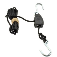 Línea tensora universal con ganchos y trinquete