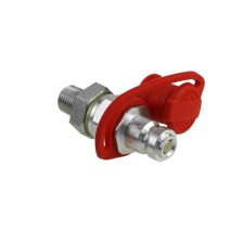 Conector hidráulico de bayoneta CEJN con rosca macho NPT de 1/4'