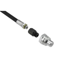 Adaptador de conexión bomba WAL - cilindro EP IG 1/4' BSP -  AG 3/8' NPT