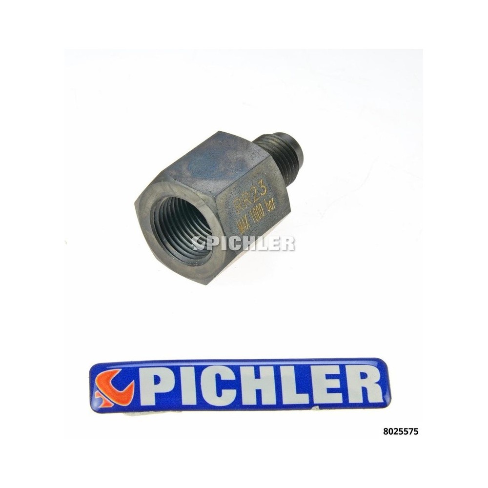 Adaptador de conexión hidráulica IG 3/8' NPT a AG 1/4' BSP