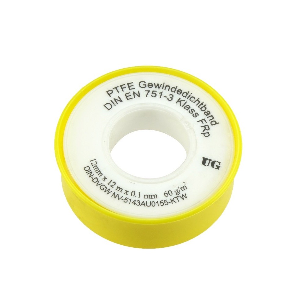 Cinta de sellado de roscas FRp, cinta de teflón para, por ejemplo, roscas finas DN10