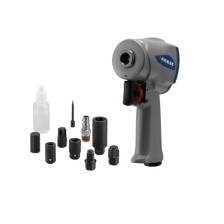 Llave de impacto multiusos XS con 5 adaptadores enchufables