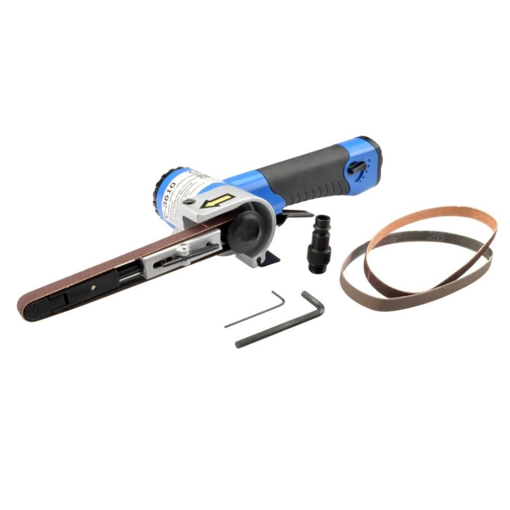 Lijadora de banda neumática Ancho de banda 10 mm Longitud 330 mm