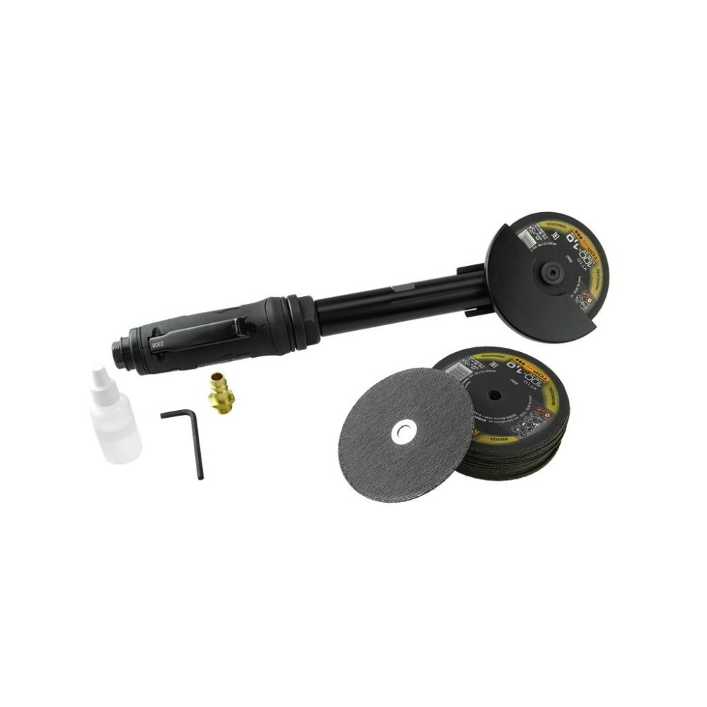 Juego de amoladora neumática de corte que incluye 25 discos de corte de 100x1,0x10 mm