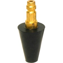 Cono de goma tamaño 1 para, por ejemplo, dispositivo de llenado de radiador, diámetro 16-33 mm, acoplamiento europeo