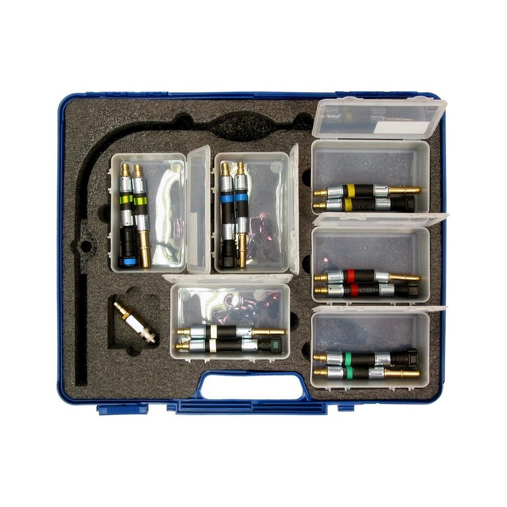 Juego de extractores de combustible de acoplamiento rápido complementario 13 piezas.