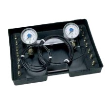 Comprobador de presión de frenos BDP 4 2 Manom. 0 a 160 BAR 2 líneas 7 adaptadores