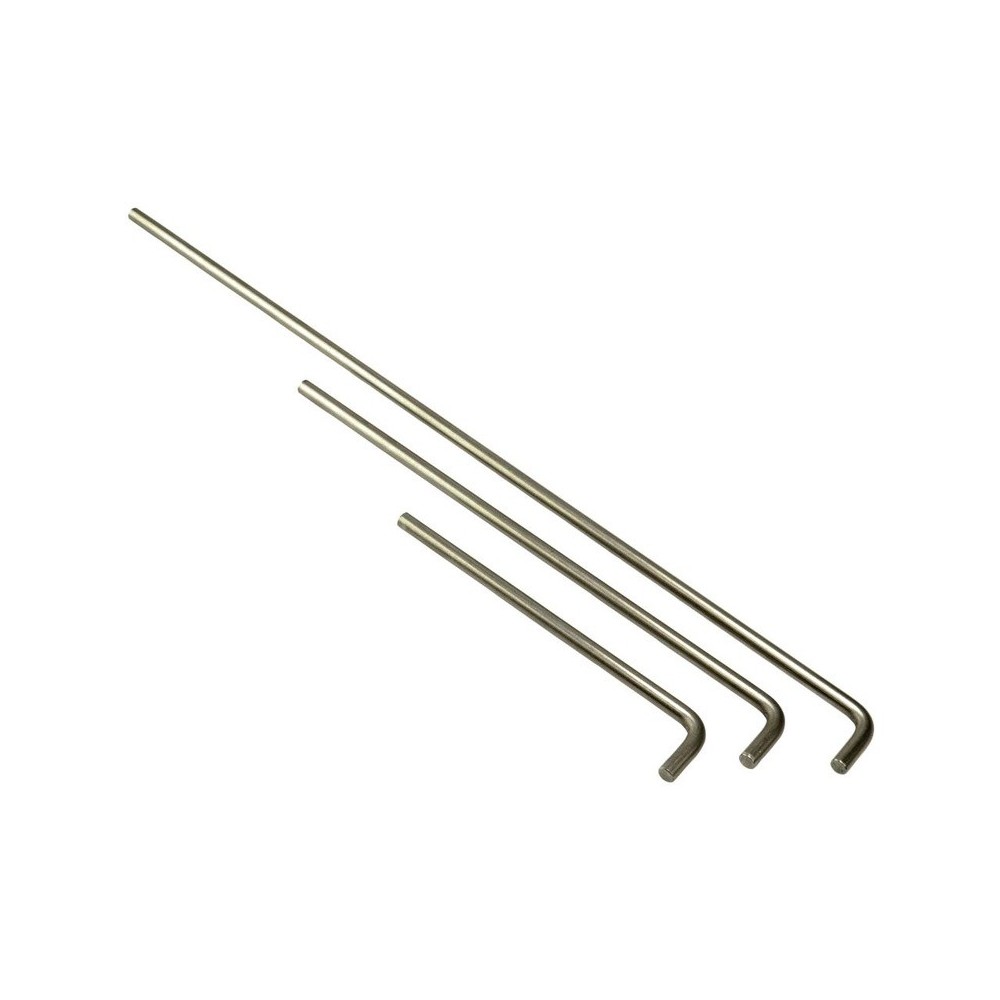 Juego de 3 pernos de tracción rectos para arandelas