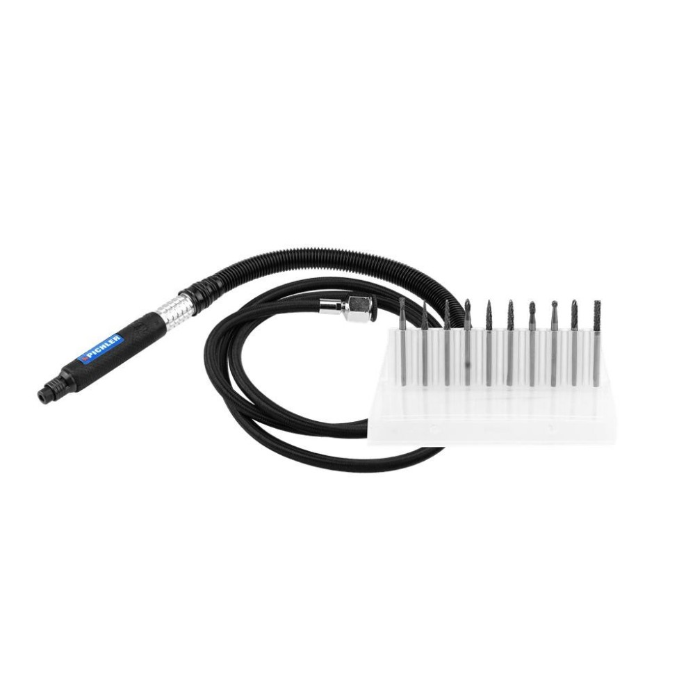 Amoladora de micro matrices de alta velocidad con fresas de carburo sólido, juego de 10 piezas.