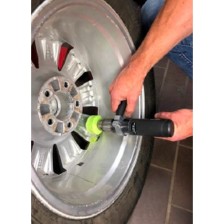 Juego de 6 discos borradores de llantas. Incluye adaptador para portabrocas.