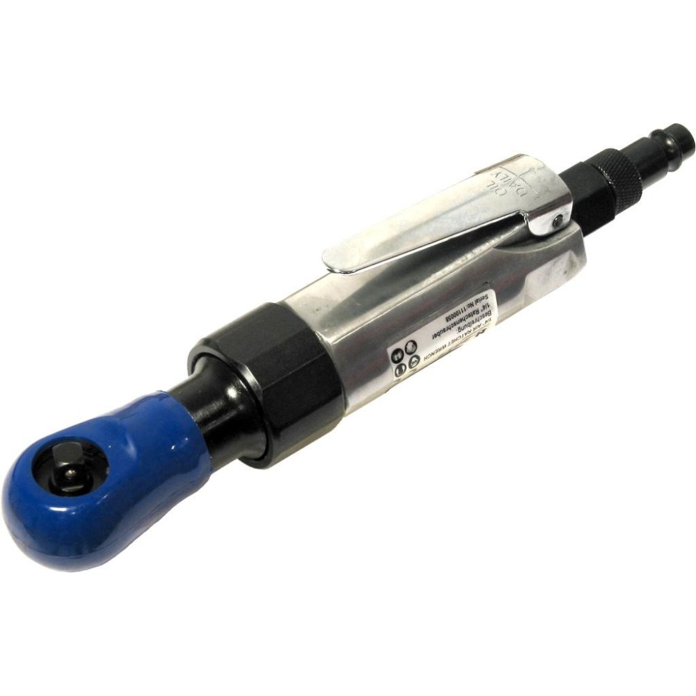 Trinquete neumático, accionamiento de 1/4', 41 Nm, versión corta 165 mm, 86 dB(A), 0,5 kg, 230 rpm. B-2314