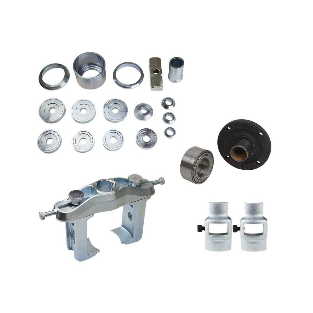 Juego estándar de extracción e instalación de cojinetes de rueda sin cilindro hidráulico de 22 toneladas 91694650, 91469100, 91