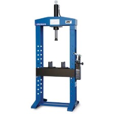 Prensa de taller de 25 toneladas, modelo estacionario con bomba manual