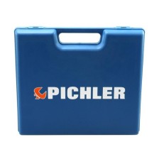 Estuche de plástico 2019/PCL/1 azul con espuma gruesa en la tapa