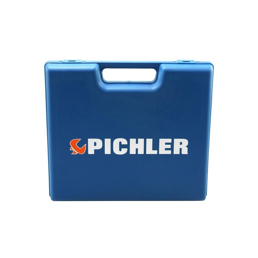 Estuche de plástico 2019/PCL/1 azul con espuma gruesa en la tapa